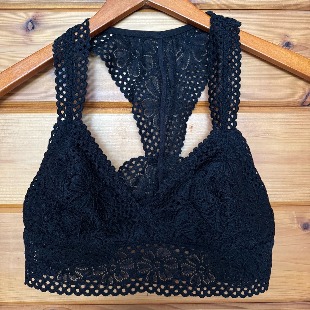 Aerie Black Lace Bralette